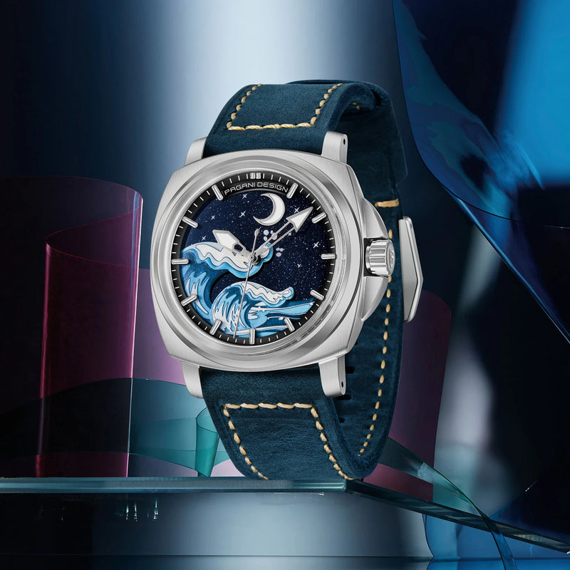 New PAGANI DESIGN 43MM Men Mechanical Watches Luxury Sapphire Glass Automatic Watch 100M Waterproof Super Luminous Watch for Men