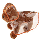 Customizable Transparent Dog Raincoat