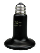 Ceramic Emitter Heat Lamp Bulb Pet Heating Light Bulb Infrared Black for Ceramic Heate Reptile Animals Heater Brooder Chocadeira