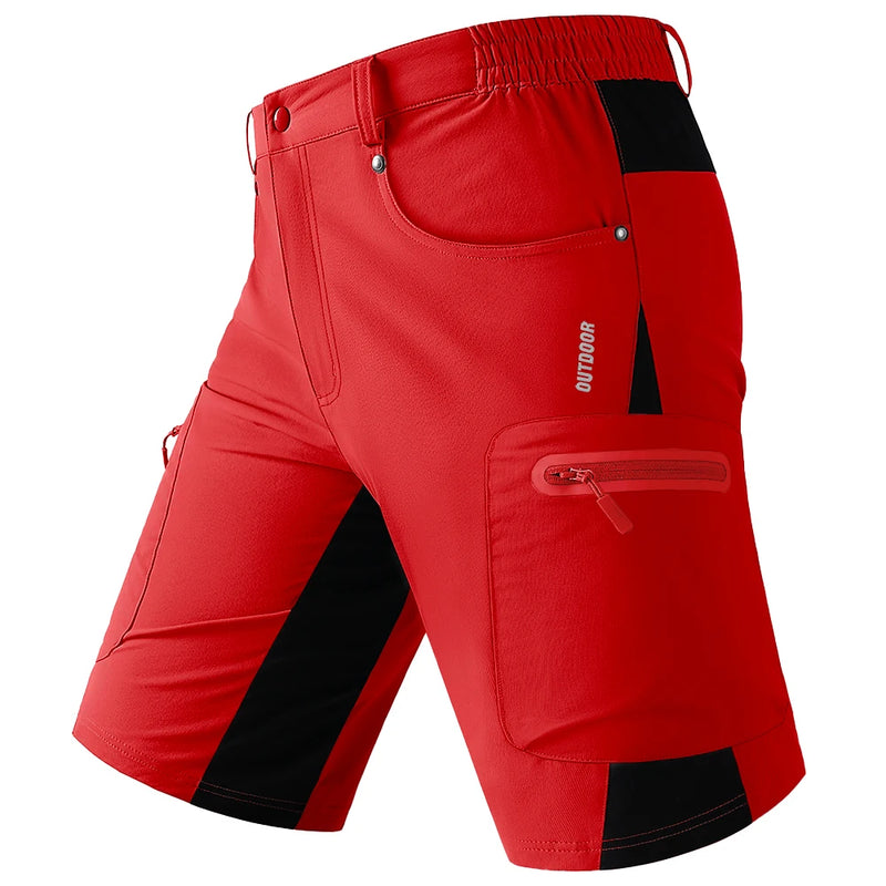 TACVASEN Quick Dry Cargo Shorts Mens Lightweight Work Cargo Shorts Multi Pockets Waterproof Outdoor Hiking Fishing Shorts Male