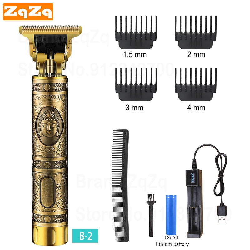 ZqZq Hair Trimmer Clipper Rechargeable Hair Clipper,Men Trimmer Electric Shaver Barber Machine Rechargeable Cutter Barbershop