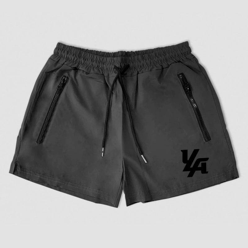 Sports  Quick Drying Stretch Breathable Shorts Summer Outdoor Fitness Mid-waist Male Adult No Lining Three Minute Shorts