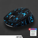 for Logitech M720 Mouse Grip Tape Skate Handmade All inclusive Sticker Professional Non Slip Lizard Skin Suck Sweat Pad