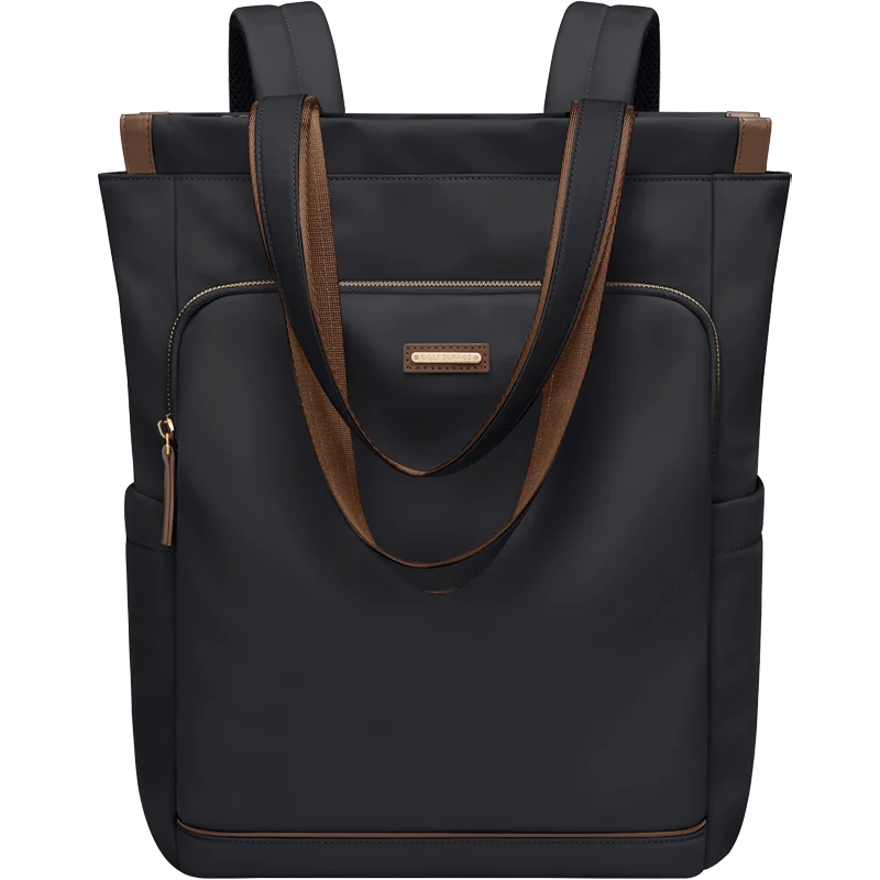 GOLF Women's Backpack Convertible Shoulder Bag Ladies Elegant Backpacks with Laptop Compartments Secret Pocket 15.6 inch Large