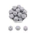Kovict 14/17mm 10pcs Hexagon Silicone Beads For Jewelry Making Silicone Bead To Make Bracelets Necklace Making Accessories