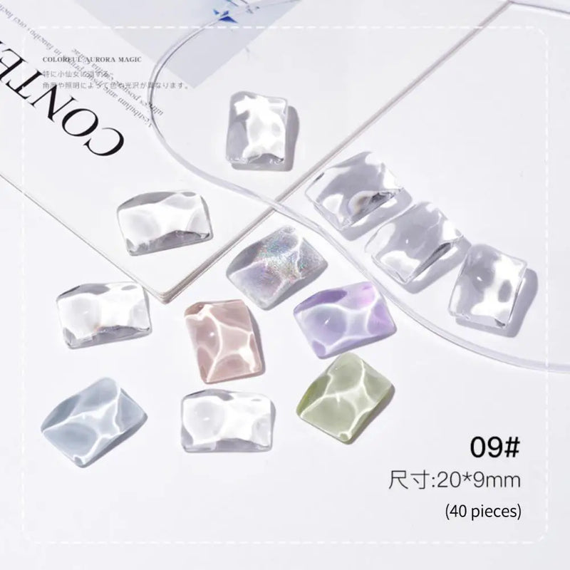 120/40/1pc Solid Glass Color Nail Art Display Board Tips Card Manicure Tools UV Gel Polish Palette Color Chart Nails Practicing