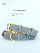 Medium-Sized Dog Jarre Aero Bull Corgi Double Layer Anti-Strangulation Dog Collar