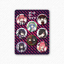 8 Pcs/Set Anime Tinning Tinplate Brooch Sanrio Backpack Badge Souvenir Clothing Gift For Friends