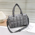 Space Pad Cotton Shoulder Bag Large Capacity Dwon Handbag High Quality Cloth Bag Winter Hot Crossbody Bag Portable Purse Bol