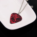 Explosion Unique Season 4 Eddie Guitar Pick Necklace Heart-Shaped Ruby Pendant Birthday Anniversary Gift