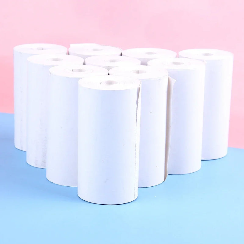 57*25mm Thermal Paper White Children Camera Instant Print Kids Camera Printing Paper Replacement Accessories Parts