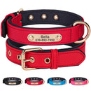 Custom Nylon Dog Collar Waterproof Personalized Pet Puppy Collar With Free Engraved ID Nameplate for Small Medium Dogs Chihuahua