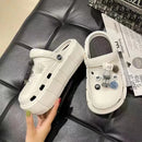 2024 Platform Sandals Summer Women Slippers 6cm Wedges Sandals Outdoor Clogs Thick Street Beach Slide Flip Flops Garden Shoes