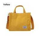 New Minimalist Corduroy Small Square Handbag Fashionable And Trendy Women's Shoulder Bag Versatile Handbag