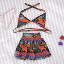 Fashion Leopard Pet Bikini Swimsuit Set for Small Dogs Schnauzer French Bulldog Summer Beach Skirts Female Dog Clothing