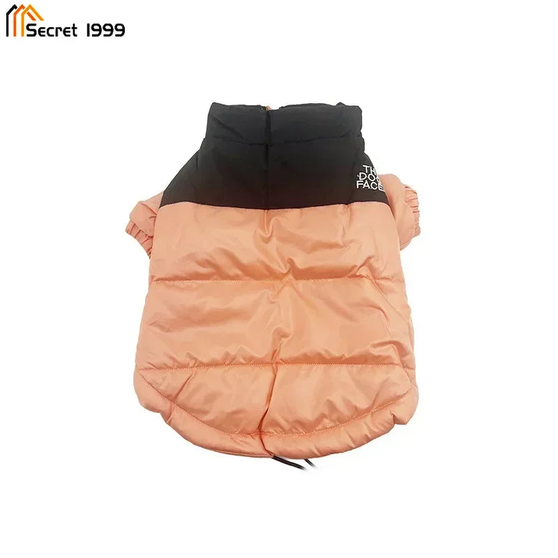 The Dog Face Winter Down Jacket Thicked Warm Vest Fashion White Duck Down Vest French Bulldog Teddy Puppy Coat