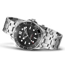 PHYLIDA Black Dial Diver 200 Men's Warch Sapphire Crystal NH38a Automatic Watch SLN BGW9 Lume SE-BK-38
