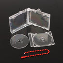 Mini estuche de CD con álbum en blanco, llavero con reproductor de CD, llavero periférico conmemorativo, llavero para mochila DIY