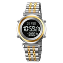 SKMEI 2139 Steel Muslim Azan Digital Watch Mens Back Light Waterproof  Wristwatch Prayer Qibla Compass Alarm Clock watch 1861