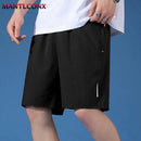 Summer New Fashion Men's Shorts Casual Quick Dry Running Jogging Sports Shorts Men Breathable Short Pants for Men Bottom Black