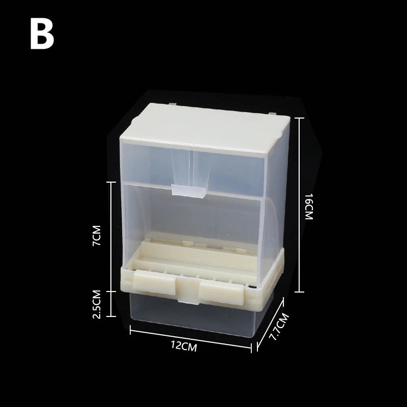 1PC Practical Plastic Removable Feeder Pet Bird Container Parrot Cage Hanging Automatic Feeder Bird Feeder