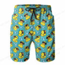 Duck Beach Shorts Kids Summer Swimwear Shorts Breathable Surfing Board Shorts Quick Dry Casual Sportwear Swim Trunks Boy