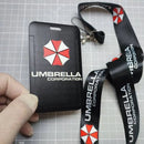 Double Sides Umbrella Lanyard & Card Holder By Umbrella Corporation Neck Strap Card ID Holders with Employee information card