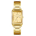 2024 Top Brand Luxury Watches for Men Fashion Quartz Wristwatch Square Gold Stainless Steel Watch Band Business Clock Gold Watch