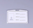 Women Men Bank Credit Card ID Holder Aluminium Alloy Business Card Case Work Card Badge Lanyard Holder Protector Cover