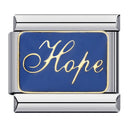 GEMOSA New Personalized Signature Words Italian Charms Link Fit 9mm Stainless Steel Bracelet Making DIY Jewelry for Women Men