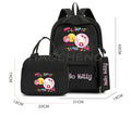 3Pcs/set Anime Hello Kitty Backpack Girls Boys Student Teenage Children Rucksack Lunch Bag Women Casual Back To School Bags Sets