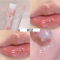 Brillo labial hidratante, brillo labial impermeable, brillo labial líquido, brillo labial transparente, maquillaje coreano para mujeres.
