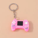 Cute Game Machine Keychains Resin Game Console Charms Keyrings Souvenir Gifts for Women Men Handbag Pendants Key Chains