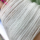 Purple Gem Beads Small Round Faceted Crystal Stone Beads Amethysts Crystal Mica Loose Beads For Jewelry Making DIY Necklace 15"