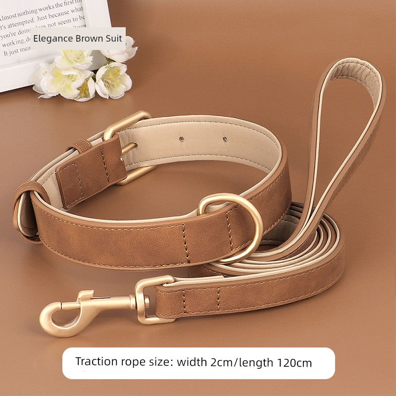 Medium-Sized Dog Jarre Aero Bull Corgi Double Layer Anti-Strangulation Dog Collar
