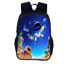 Astro bot student Bookbag Notebook School Backpacks 3D Print Oxford Waterproof Boys/Girls Travel Student Backpacks