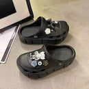 2024 Platform Sandals Summer Women Slippers 6cm Wedges Sandals Outdoor Clogs Thick Street Beach Slide Flip Flops Garden Shoes