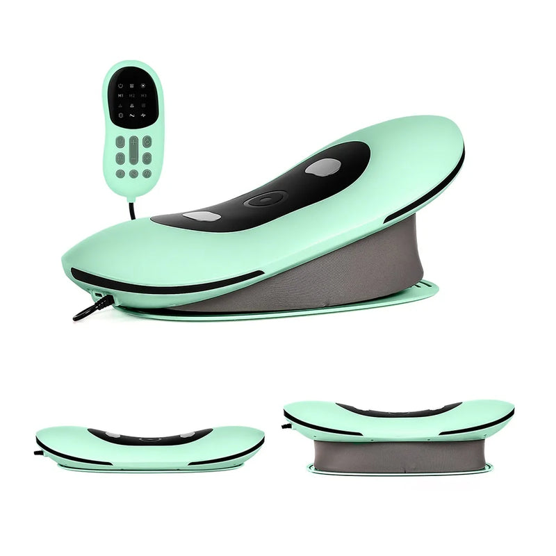 جهاز تدليك كهربائي لشد أسفل الظهر، جهاز تدليك اهتزازي قابل للتعديل للخصر، يدعم العمود الفقري، جهاز تدليك الظهر، جهاز تدليك الخصر