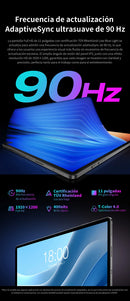 Teclast T50Max Android 14 Tablet 11 90Hz Refresh Rate Max 20GB RAM 256GB ROM Helio G99 CPU 8000mAh 18W Fast Charging 4G LTE GPS