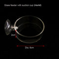 Transparent Aquarium Fish Tank Shrimp Food Feeding Circle Glass Feeder Floating Bottom Feeder Fish Shrimp