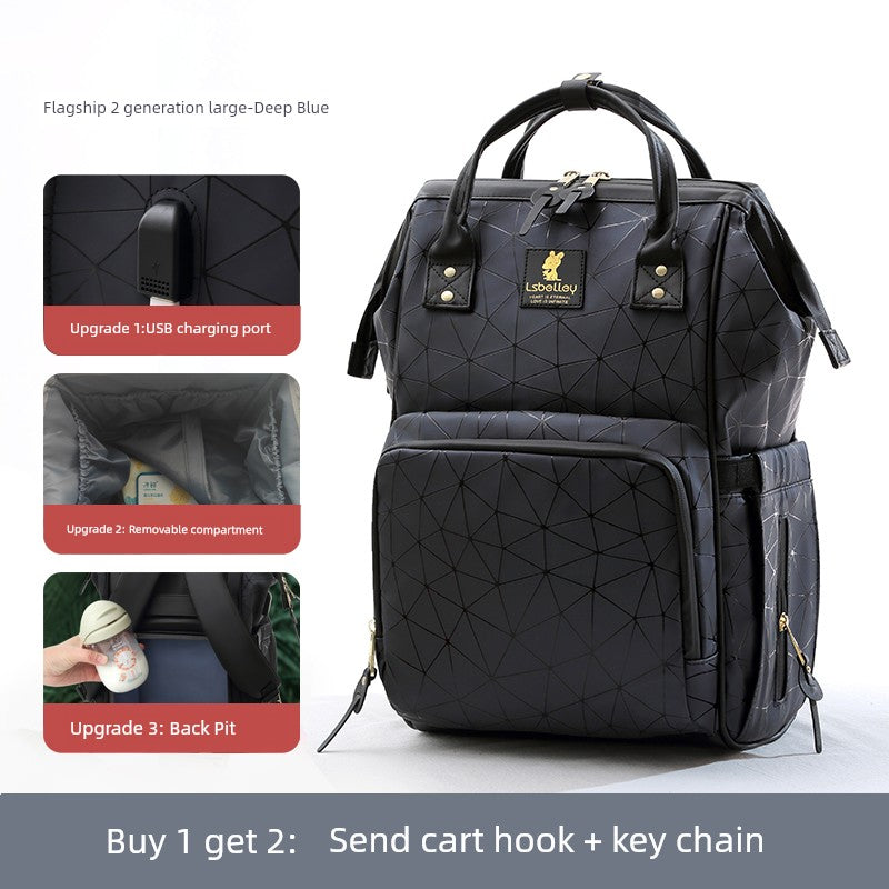 Mother and Baby Fashion out Hand-Held Tote Pregnant Women Mummy Bag