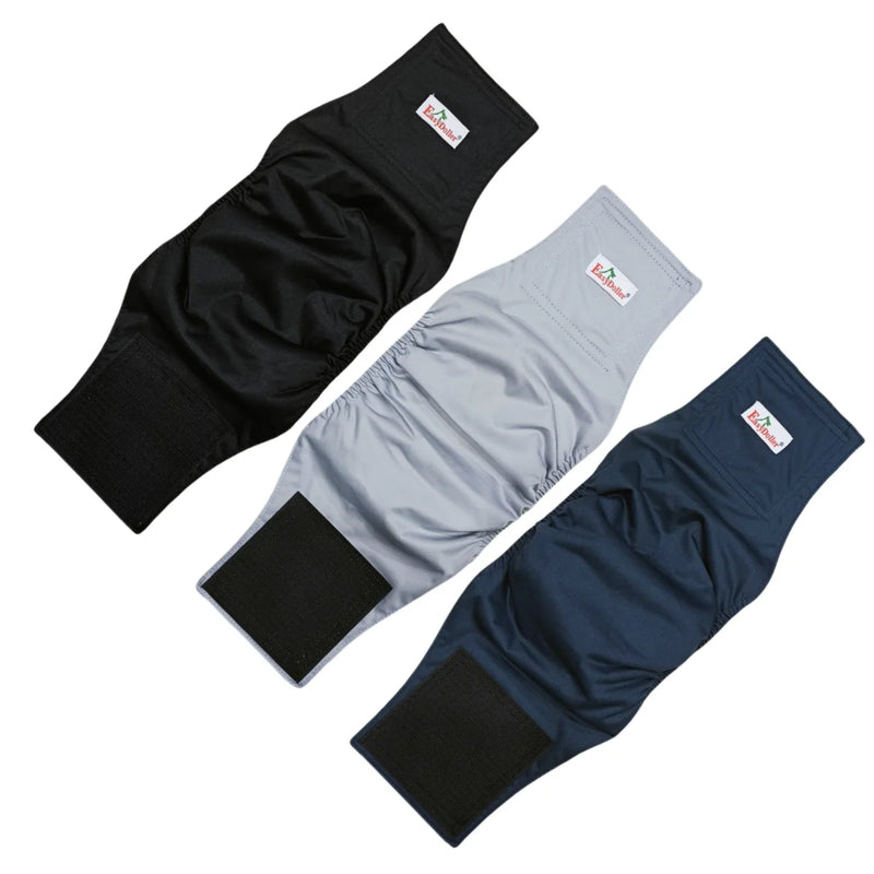 1 Pc Washable Male Dog Diaper Reusable Pet Sanitary Pants Hight Absorbent Leak Proof Nappy Belly Band Wrap for Small Breed Dogs