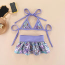 INS Fashion Dress Set for Dogs Summer Pet Cat Clothes Sexy Girls Pet Bikini Swimsuit for Small Dog Yorkshire Terrier Puppy Skirt