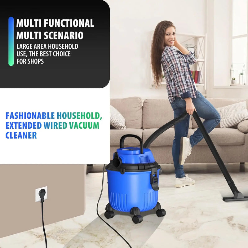 BRIEFNESS Wet & Dry Vacuum Cleaner Household Vacuum Cleaner HEPA Filter with Blower Function Multi-Purpose Vacuum Cleaner