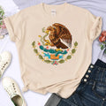 Mexico t shirt women graphic top girl manga y2k clothing