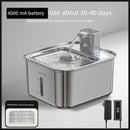 Small Magic Pet Stainless Steel Wireless Automatic Cat Water Fountain
