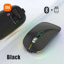 Xiaomi Dual Mode Mouse Wireless Backlight 2.4G Bluetooth Type-C Rechargeable 1600 DPI Adjustable Silence Boss Button Office Home