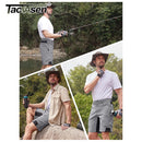 TACVASEN Quick Dry Cargo Shorts Mens Lightweight Work Cargo Shorts Multi Pockets Waterproof Outdoor Hiking Fishing Shorts Male