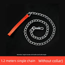 Iron Chain Teddy/Golden Retriever Medium Collar Dog Hand Holding Rope