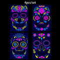 Face Festival Tattoo Costume Party Stickers Halloween Waterproof Temporary Tattoo Stickers Makeup Body Dress Up Decoration